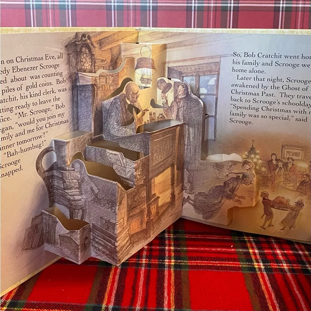 1993 A Christmas Carol Pop-Up Book - Picture 4 of 11